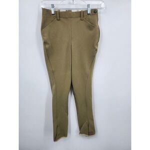 TuffRider Breeches Women 12 Beige Side Zip Show Circuit Equestrian Pants
